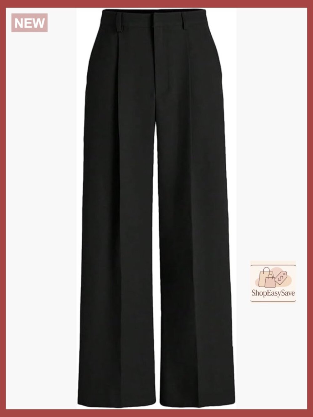 Wide Leg Trousers High Waisted Dressy Pants Tweed Casual Office Chic